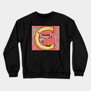 C is for Cat Crewneck Sweatshirt